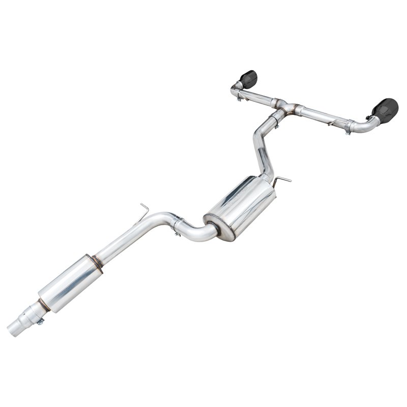 AWE Tuning | Touring Edition Exhaust (Diamond Black Tips) - GTI 2.0T 2022-2023 AWE Tuning Cat-Back Exhausts