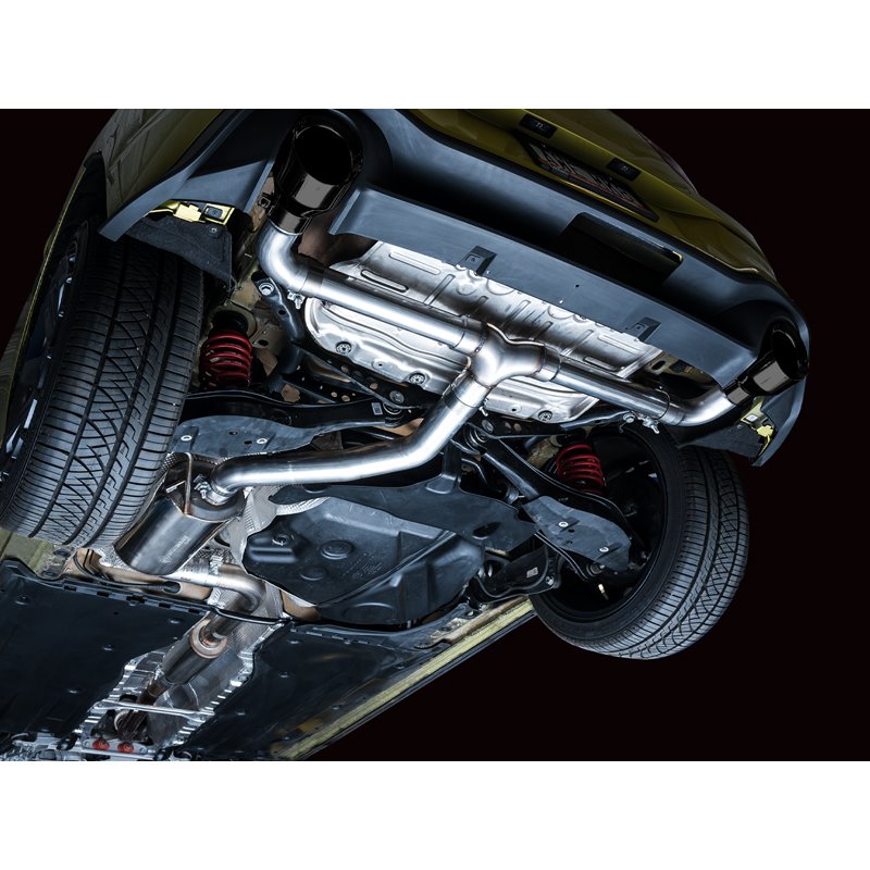 AWE Tuning | Touring Edition Exhaust (Diamond Black Tips) - GTI 2.0T 2022-2023 AWE Tuning Cat-Back Exhausts