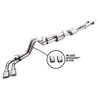 AWE Tuning | 0FG Exhaust with BashGuard (Dual Chrome Silver Tips) - Tacoma 3.5L 2016-2023
