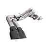 AWE Tuning | 0FG Exhaust with BashGuard (Dual Diamond Black Tips) - Tacoma 3.5L 2016-2023
