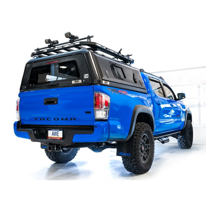 AWE Tuning | 0FG Exhaust with BashGuard (No Tips) - Tacoma 3.5L 2016-2023