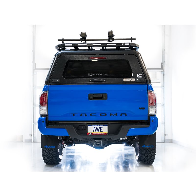 AWE Tuning | 0FG Exhaust with BashGuard (No Tips) - Tacoma 3.5L 2016-2023