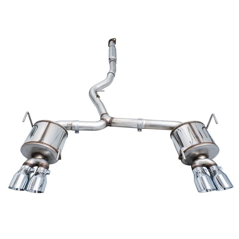 AWE Tuning | Touring Edition Exhaust (Chrome Silver Tips) - WRX 2022-2025 AWE Tuning Cat-Back Exhausts