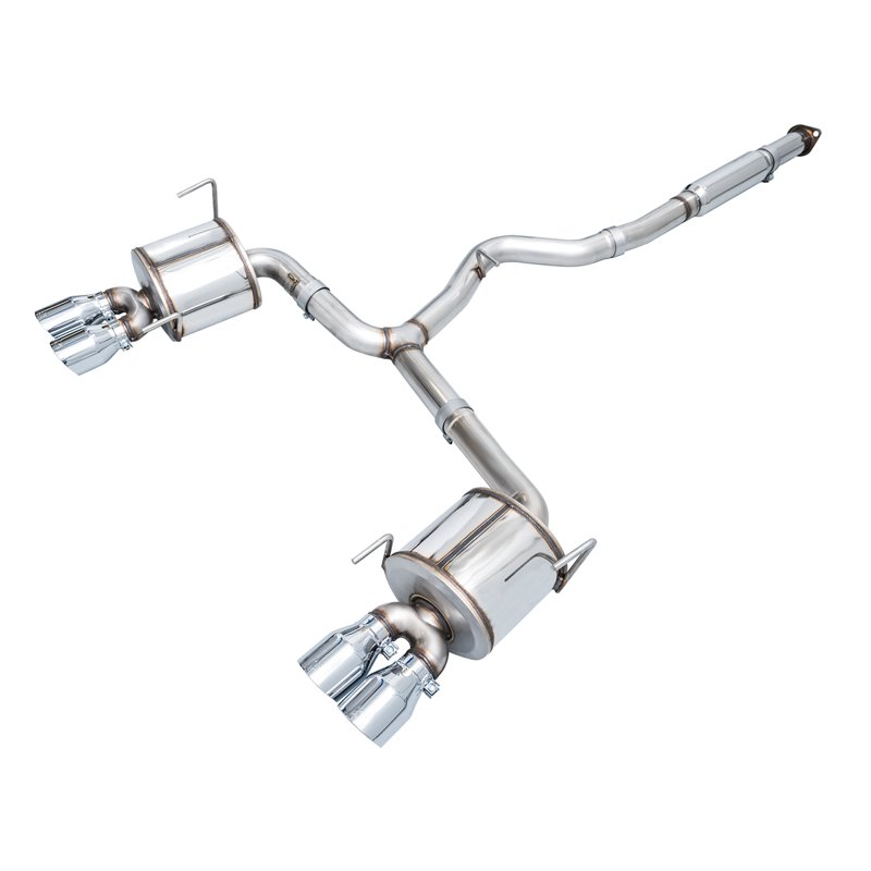 AWE Tuning | Touring Edition Exhaust (Chrome Silver Tips) - WRX 2022-2025 AWE Tuning Cat-Back Exhausts