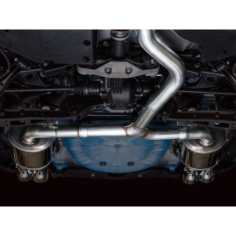 AWE Tuning | Touring Edition Exhaust (Chrome Silver Tips) - WRX 2022-2025 AWE Tuning Cat-Back Exhausts