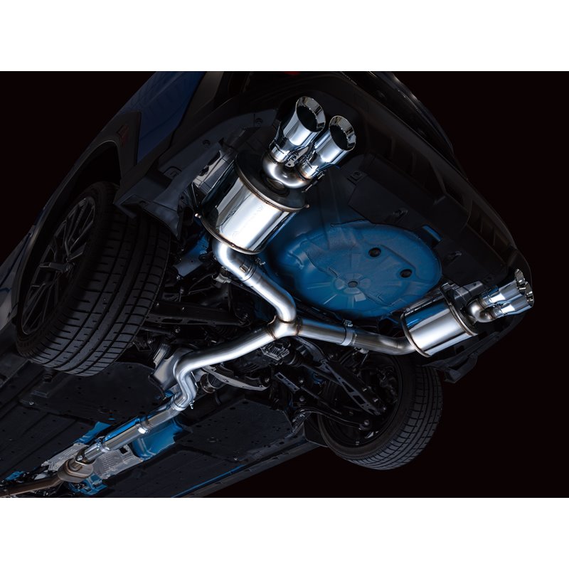 AWE Tuning | Touring Edition Exhaust (Chrome Silver Tips) - WRX 2022-2025 AWE Tuning Cat-Back Exhausts