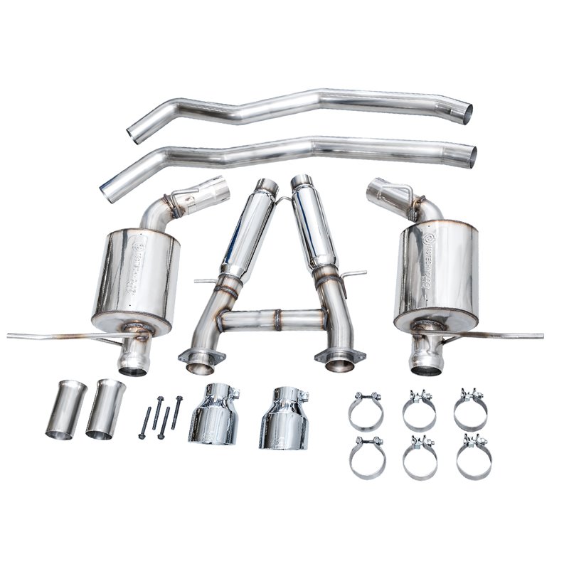 AWE Tuning | Touring Edition Exhaust (Chrome Silver Tips) - Durango 6.2L / 6.4L 2018-2023