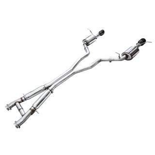 AWE Tuning | Touring Edition Exhaust (Diamond Black Tips) - Durango 6.2L / 6.4L 2018-2023 AWE Tuning Cat-Back Exhausts