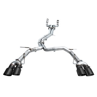 AWE Tuning | Track Edition Exhaust (Diamond Black Tips) - S6 / S7 Sportback 2.9T 2020-2023 AWE Tuning Cat-Back Exhausts