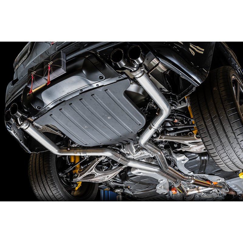 AWE Tuning | Track Cat-Back Exhaust - Grand Cherokee Trackhawk / SRT 6.2L / 6.4L 2014-2021 AWE Tuning Cat-Back Exhausts