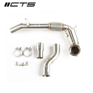 CTS TURBO | EVO4 HIGH-FLOW CAT DOWNPIPE - GTI MK8 / A3 FWD 8Y 2.0T 2022-2025 CTS Turbo Downpipes