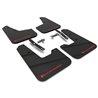 RallyArmor | Black UR Mud Flap Red Logo - Niro 2023-2024 RallyArmor Mud Flaps