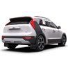 RallyArmor | Black UR Mud Flap White Logo - Niro 2023-2024 RallyArmor Mud Flaps
