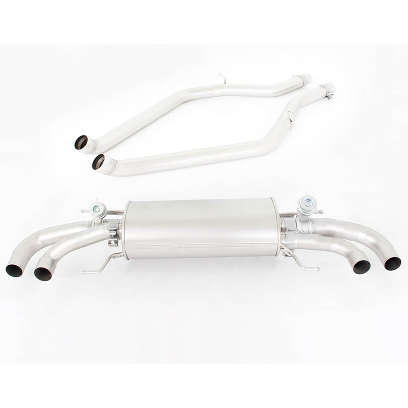 REMUS | Cat-Back Sport Exhaust w/Valves/Connection Tubes/Chrome Tips - Giulia Quadrifoglio 2.9T 2017-2022 REMUS Cat-Back Exha...