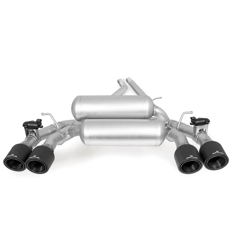 REMUS | Cat-Back Racing Exhaust w/Valves/Black Chrome Tips - M2 Competition 3.0T 2019-2021 REMUS Cat-Back Exhausts