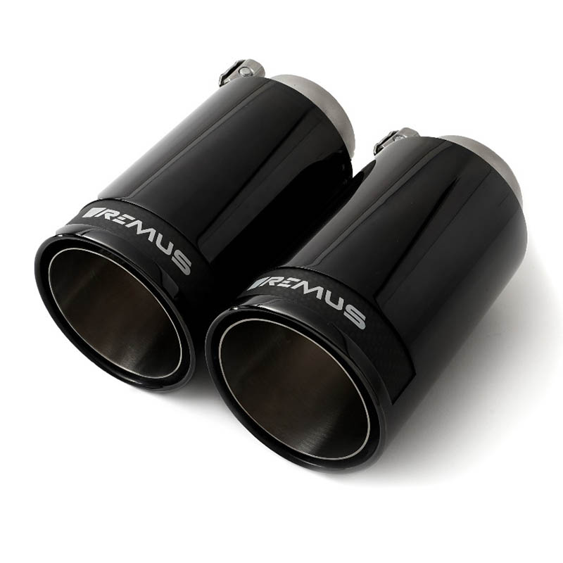 REMUS | Cat-Back Sport Exhaust w/Front Silencer/Black Chrome Tips - Golf R 2.0T MK7 2015-2017 REMUS Cat-Back Exhausts