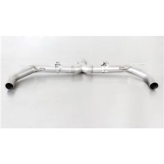 REMUS | Cat-Back Racing Exhaust w/Connection Tube/Front Silencer/Carbon Tips - Golf GTI 2.0T MK7 2015-2021 REMUS Cat-Back Exh...