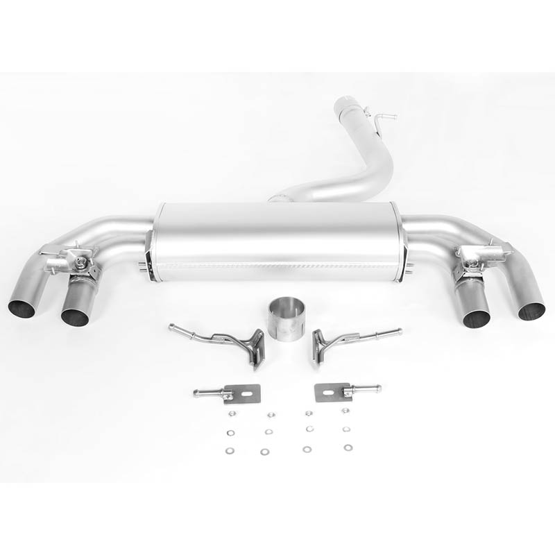 REMUS | Cat-Back Sport Exhaust w/Valves/Carbon Tips - Golf R 2.0T MK7.5 2017-2019 REMUS Cat-Back Exhausts