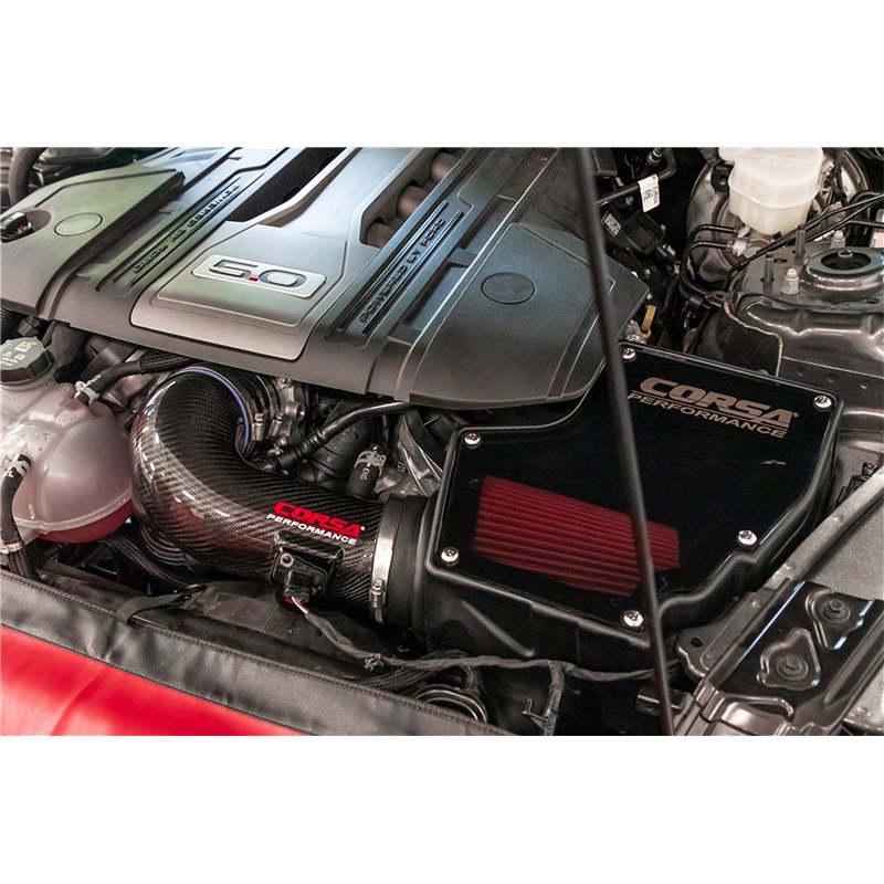 Corsa | Drytech 3D Closed Box Air Intake - Mustang 5.0L 2018-2022 CORSA Performance Air Intake