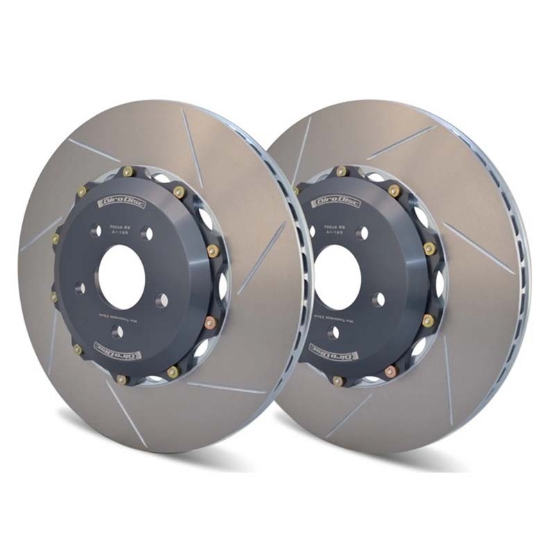 GiroDisc | FRONT 2pc Floating High Performance Rotors - Nissan GT-R 2012-2024 GiroDisc Brake Rotors