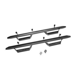 N-FAB | Predator Pro-Cab Len (2 Steps)-22-23 Nissan Frontier Crew Cab-TX Blk - Frontier 3.8L 2022-2023 N-FAB Step Bars