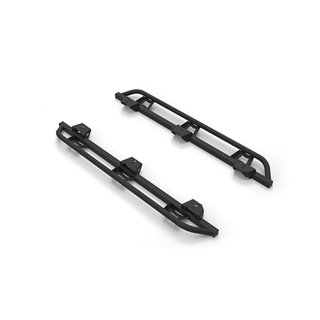 N-FAB | TrailSlider-Cab Len (2 Steps)-07-17 Wrangler JK 4Dr-TX Blk - Wrangler (JK) 3.6L / 3.8L 2007-2017