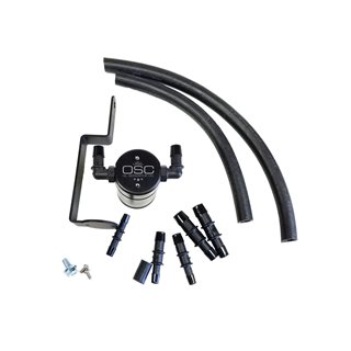 J&L | Oil Separator 3.0 (Passenger Side, BLACK) - Mustang GT / Bullitt 4.6L 1999-2004