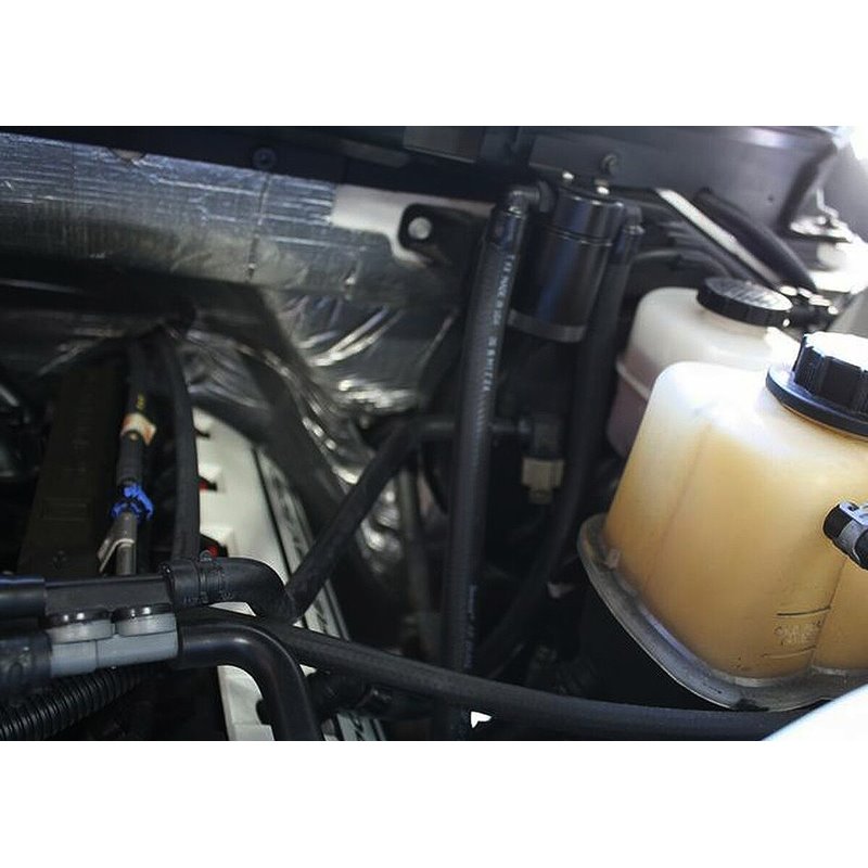 J&L | Oil Separator 3.0 (Driver Side, BLACK) - F-150 / SVT Raptor 5.0L / 6.2L 2011-2017