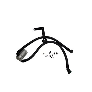 J&L | Oil Separator 3.0 w/ Canister Extension (Passenger Side, SILVER) - Expedition / F-150 / Raptor 2011-2023 J&L Oil Separa...