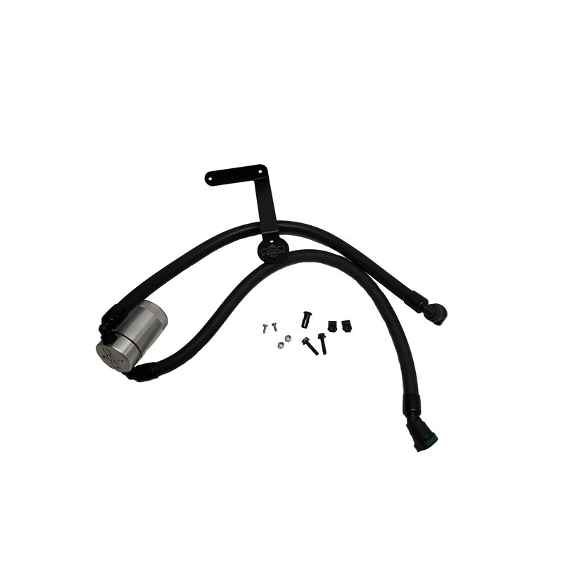 J&L | Oil Separator 3.0 w/ Canister Extension (Passenger Side, SILVER) - Expedition / F-150 / Raptor 2011-2023 J&L Oil Separa...