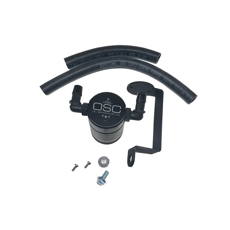 J&L | Oil Separator 3.0 (Passenger Side, BLACK) - 300 / Challenger / Charger / Magnum 5.7L 2005-2023