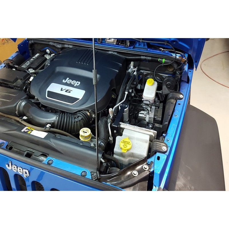 J&L | Oil Separator 3.0 (Driver Side, SILVER) - Wrangler (JK) 3.6L 2012-2017 J&L Oil Separator Co. Oil Catch Can