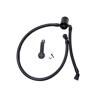 J&L | Oil Separator 3.0 w/ Canister Extension (Driver Side, BLACK) - Gladiator / Wrangler (JL) 3.6L 2018-2023 J&L Oil Separat...