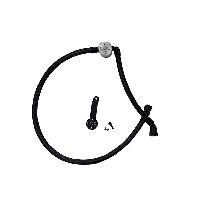 J&L | Oil Separator 3.0 w/ Canister Extension (Driver Side, SILVER) - Gladiator / Wrangler (JL) 3.6L 2018-2023