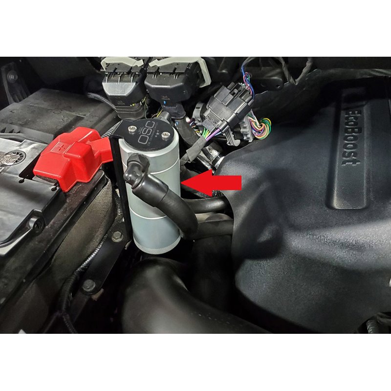 J&L | Oil Separator 3.0 w/ Canister Extension (Driver Side, SILVER) - Cadillac / Chevrolet / GMC 5.3L / 6.2L 2019-2023