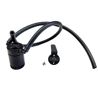 J&L | Oil Separator 3.0 w/ Canister Extension (Driver Side, BLACK) - Chevrolet / GMC V8 2000-2014