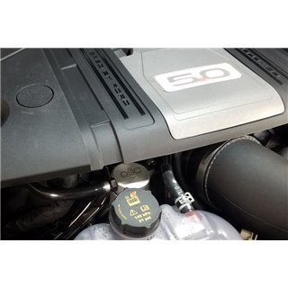 J&L | Oil Separator 3.0 (Passenger Side, SILVER) - Mustang GT / Bullitt / Mach 1 5.0L 2018-2023