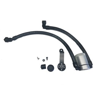 J&L | Oil Separator 3.0 (Driver Side, SILVER) - Mustang GT / Bullitt 5.0L 2018-2023