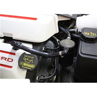 J&L | Oil Separator 3.0 (Passenger Side, BLACK) - Mustang GT / Boss 302 / GT350 5.0L / 5.2L 2011-2020