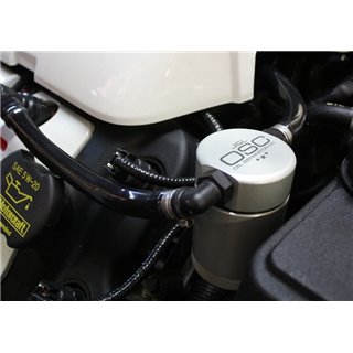 J&L | Oil Separator 3.0 (Passenger Side, SILVER) - Mustang GT / Boss 302 / GT350 5.0L / 5.2L 2011-2020