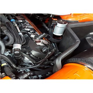 J&L | Oil Separator 3.0 (Driver Side, SILVER) - Mustang 5.0L / 5.2L 2011-2020 J&L Oil Separator Co. Oil Catch Can