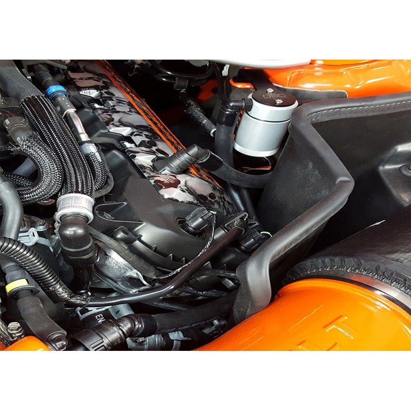 J&L | Oil Separator 3.0 (Driver Side, SILVER) - Mustang 5.0L / 5.2L 2011-2020