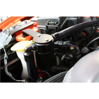J&L | Oil Separator 3.0 (Passenger Side, BLACK) - Mustang 5.0L / 5.2L 2011-2023 J&L Oil Separator Co. Oil Catch Can