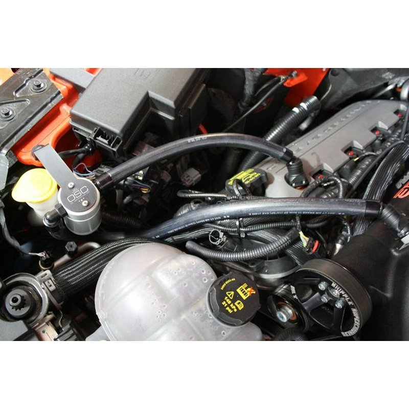 J&L | Oil Separator 3.0 (Passenger Side, SILVER) - Mustang 5.0L / 5.2L 2011-2023 J&L Oil Separator Co. Oil Catch Can