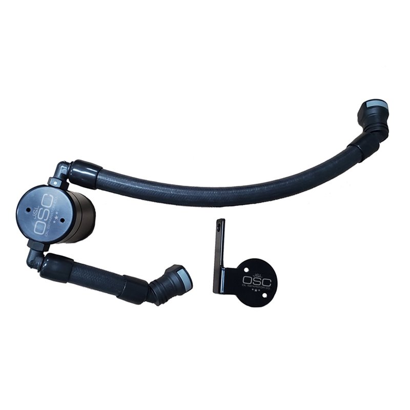 J&L | Oil Separator 3.0 (Passenger Side, BLACK) - Mustang Shelby GT500 5.2L 2020-2022