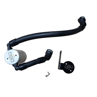 J&L | Oil Separator 3.0 (Passenger Side, SILVER) - Mustang 5.2L 2020-2022 J&L Oil Separator Co. Oil Catch Can