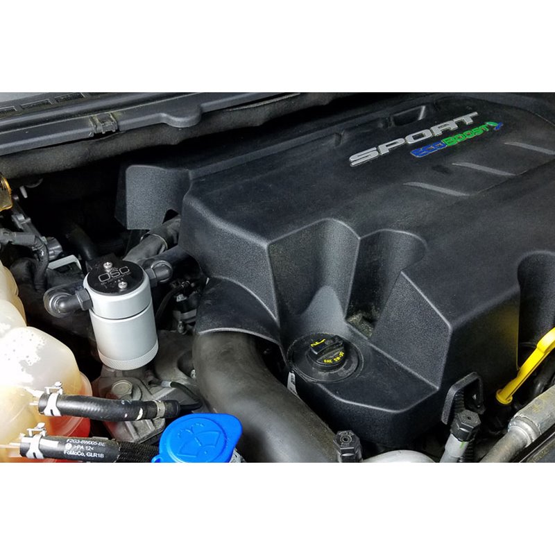 J&L | Oil Separator 3.0 (Passenger Side, SILVER) - Edge Sport / ST / MKX / Nautilus 2.7T 2015-2023