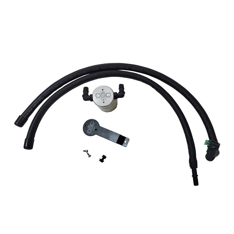 J&L | Oil Separator 3.0 w/ Canister Extension (Driver Side, SILVER) - Explorer 2.3T 2020-2022