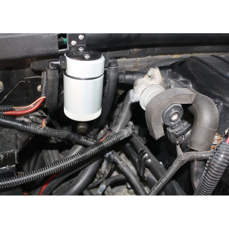 J&L | Oil Separator 3.0 (Passenger Side, SILVER) - F-150 / Heritage 5.4L 2000-2004 J&L Oil Separator Co. Oil Catch Can