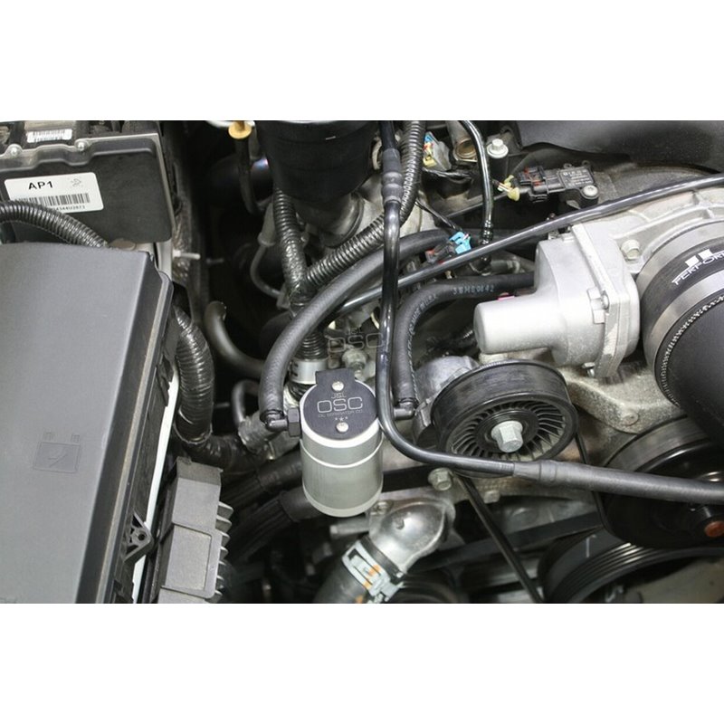J&L | Oil Separator 3.0 (Passenger Side, SILVER) - Camaro SS 6.2L 2010-2015
